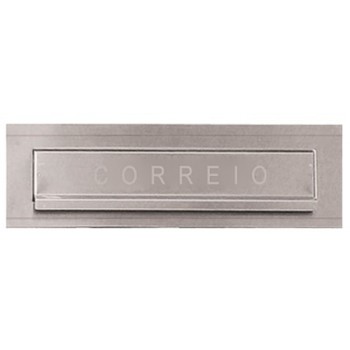 Frente Caixa Correio FCCAA 300mm alumínio acetinado 087.0098